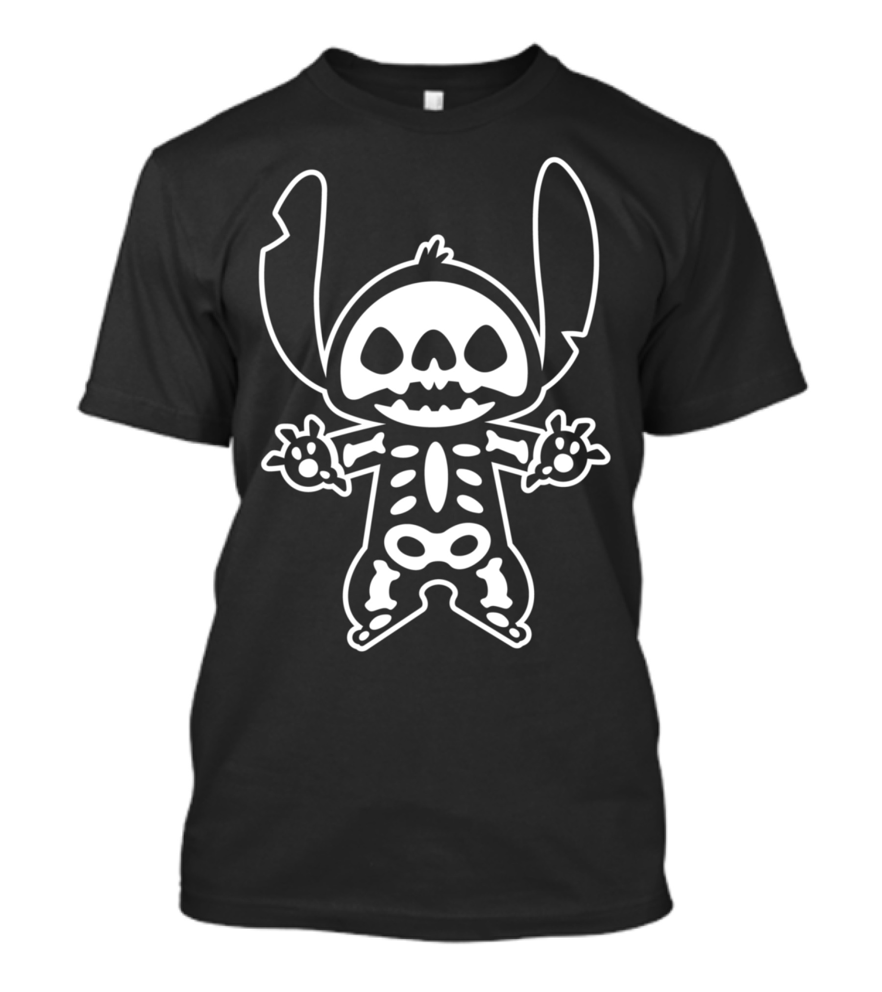 Disney Stitch Halloween Skeleton T-Shirt