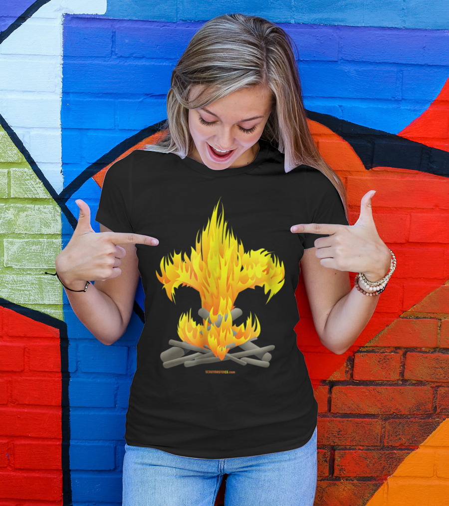 ScoutmasterCG Fire Symbol Fleur-de-Lis T-Shirt