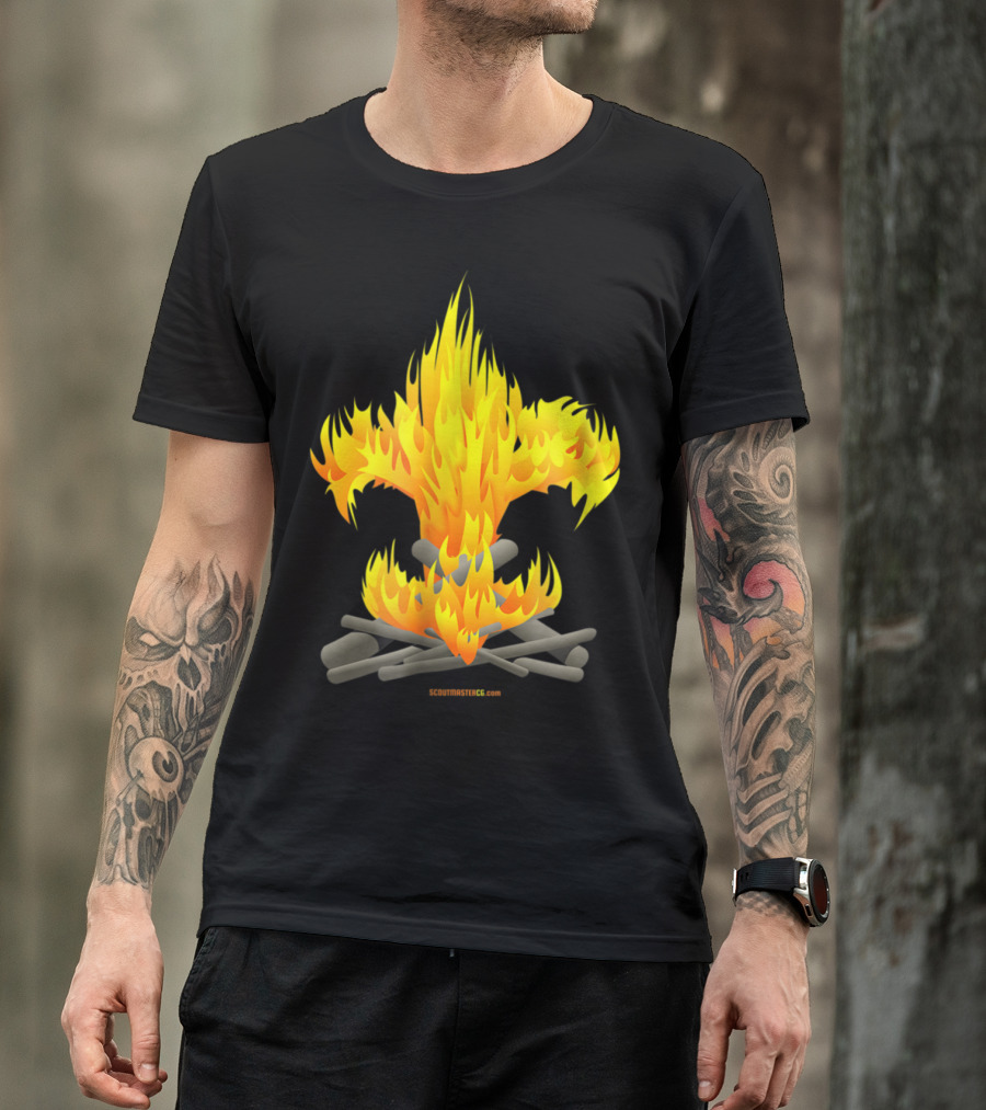 ScoutmasterCG Fire Symbol Fleur-de-Lis T-Shirt