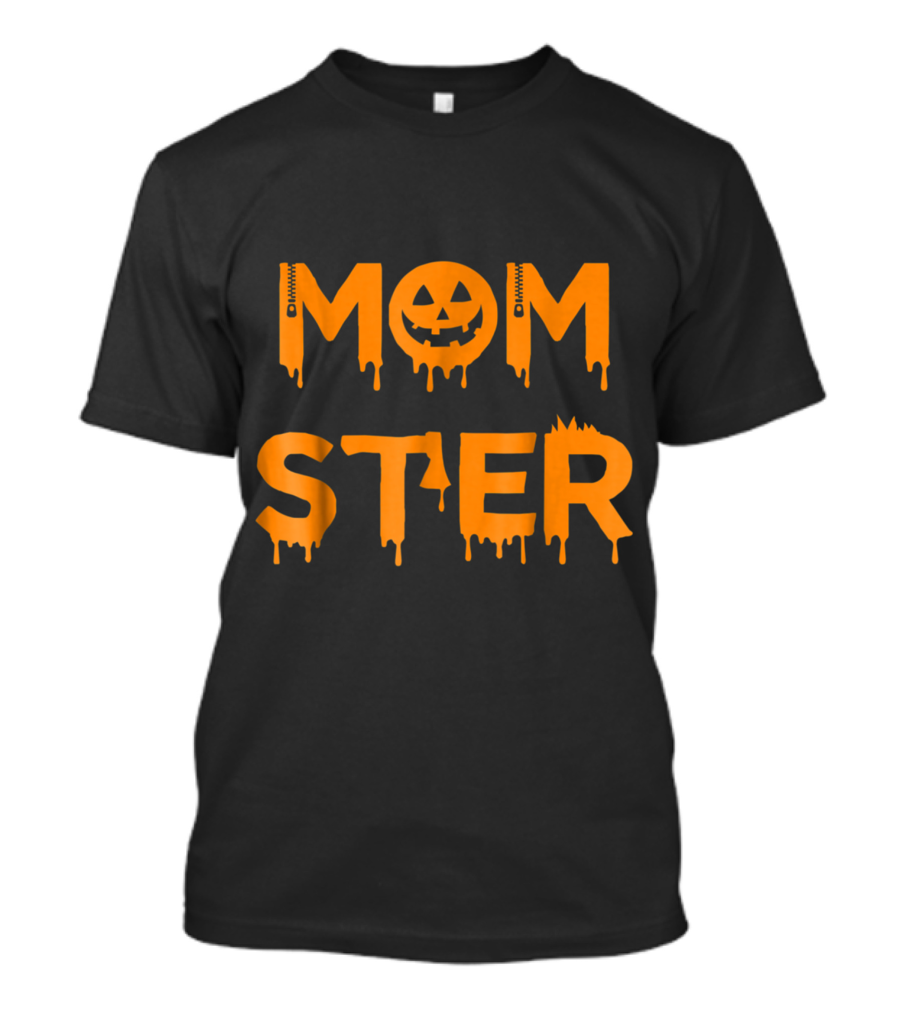 Momster Funny Pumpkin Mom T-Shirt
