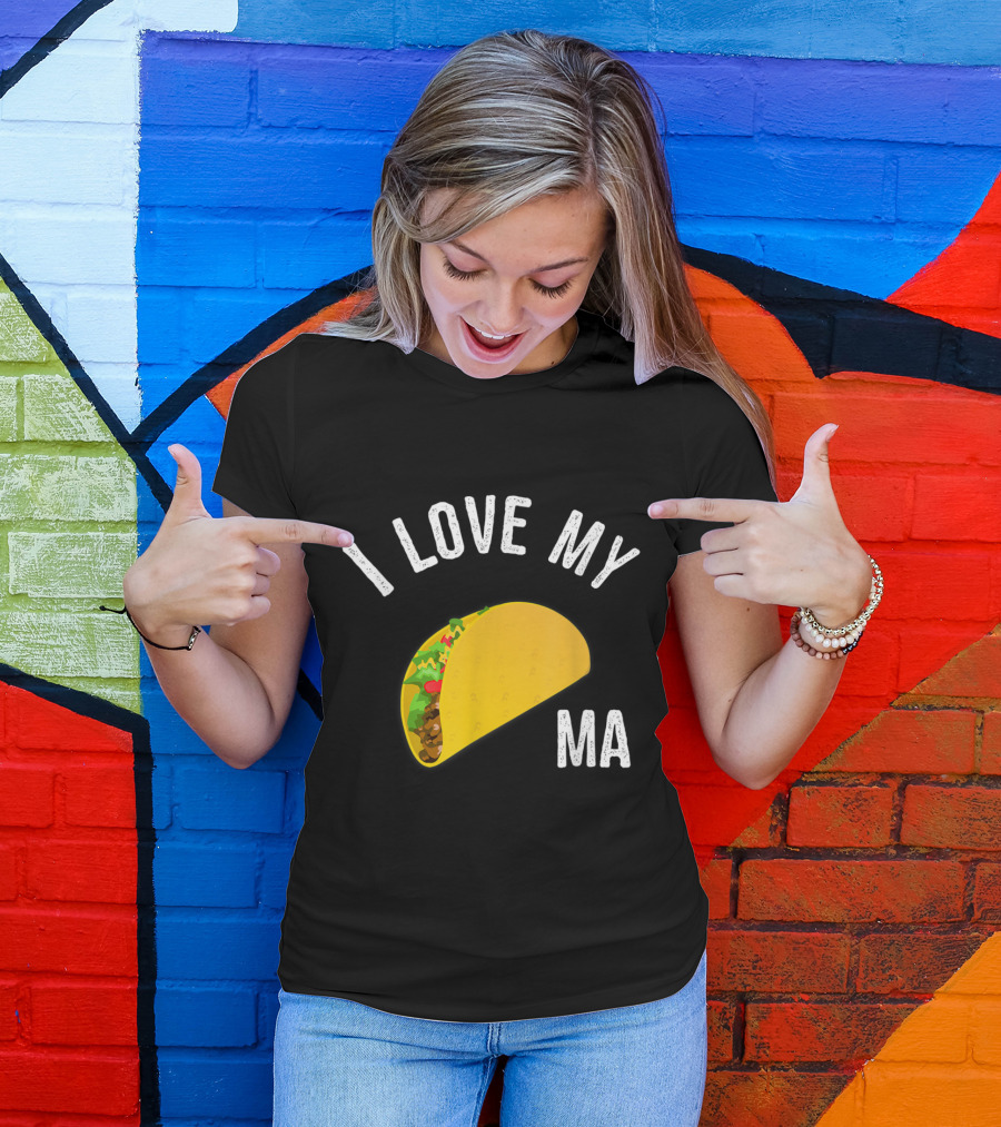 I Love My Taco Tacoma Truck Playful T-Shirt