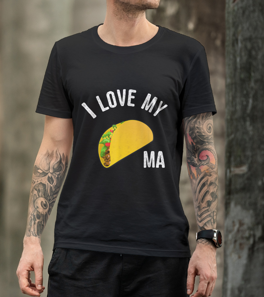 I Love My Taco Tacoma Truck Playful T-Shirt