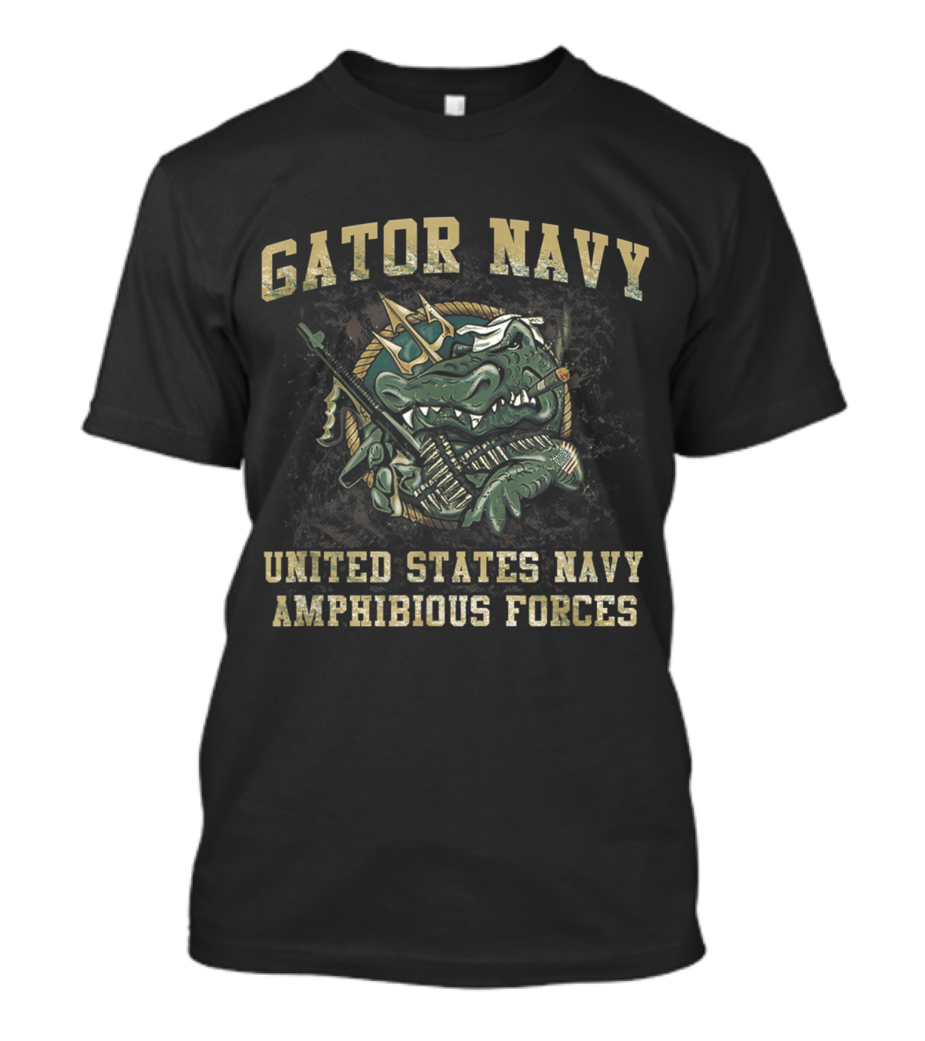 Gator Navy United States Navy Amphibious Forces Proud Gato Navy T-Shirt