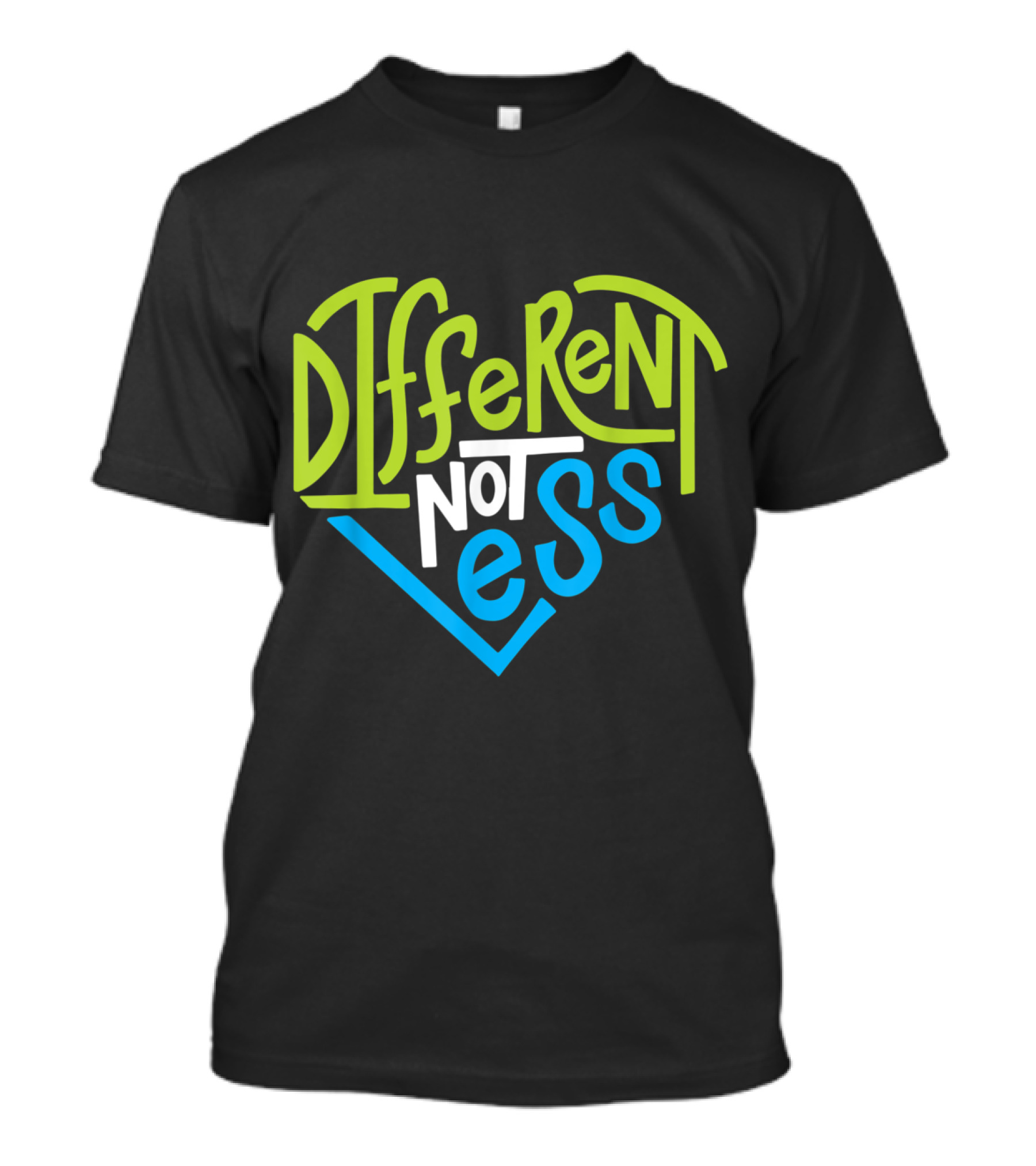 Different Not Less Autism Support T-Shirt