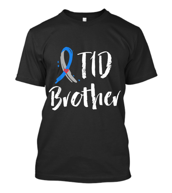T1D Brother Type 1 Diabetes Awareness T-Shirt