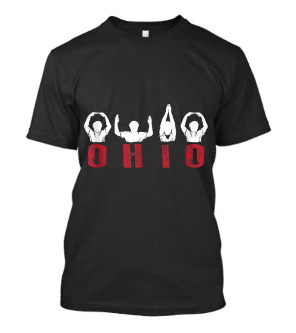 Ohio Cute Proud State Letters Root Ohioan T-Shirt