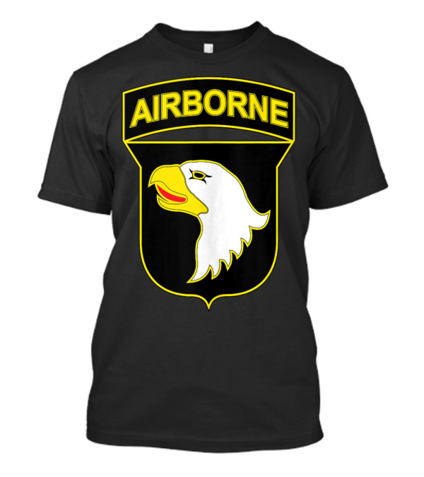 101st Airborne Division Eagle Patch Emblem T-Shirt