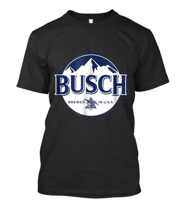 Busch Brewed In U.S.A. Navy T-Shirt