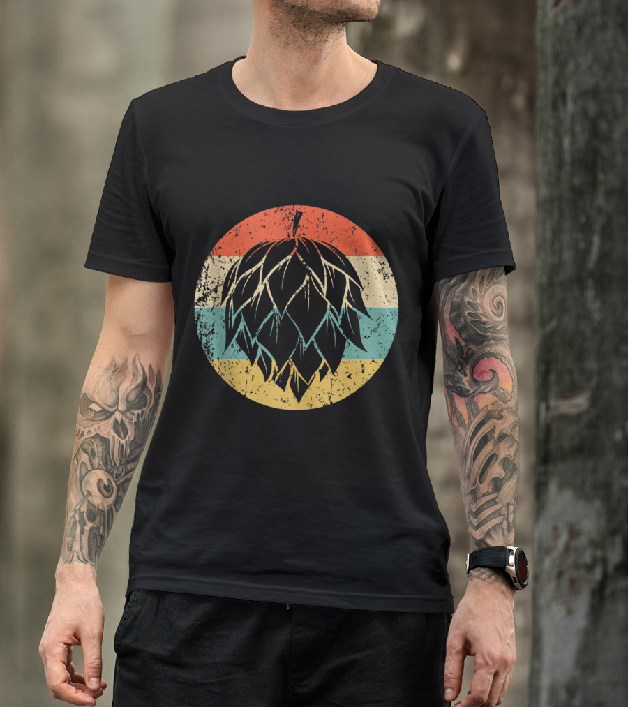 Craft Beer Hops Vintage T-Shirt
