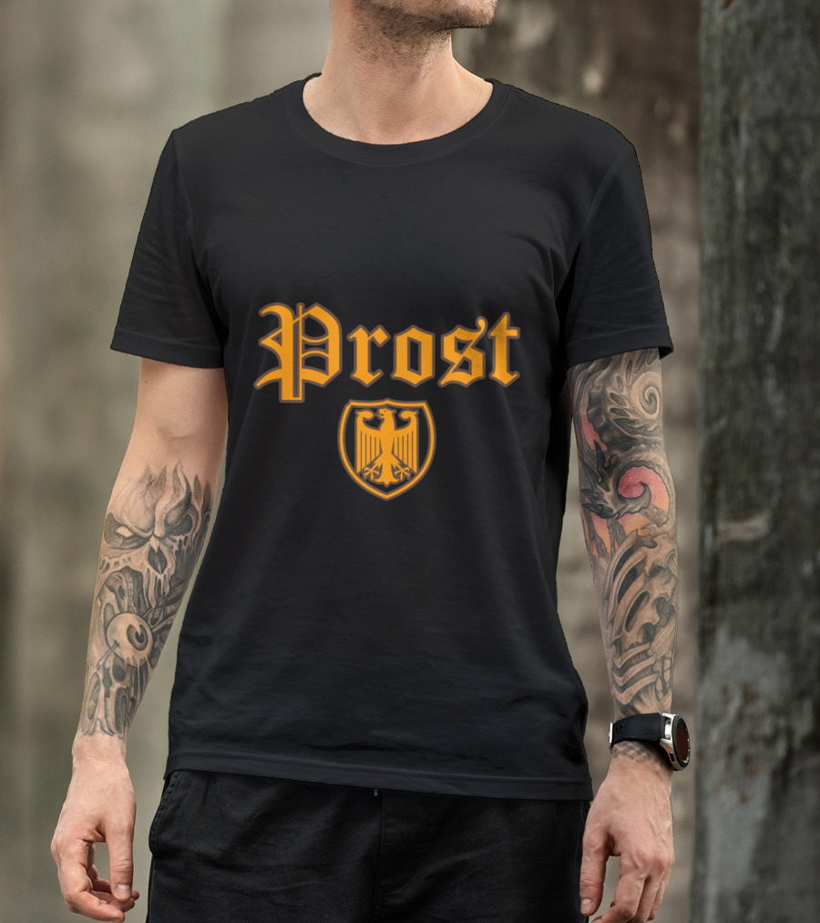 Prost German Eagle Shield Crest T-Shirt