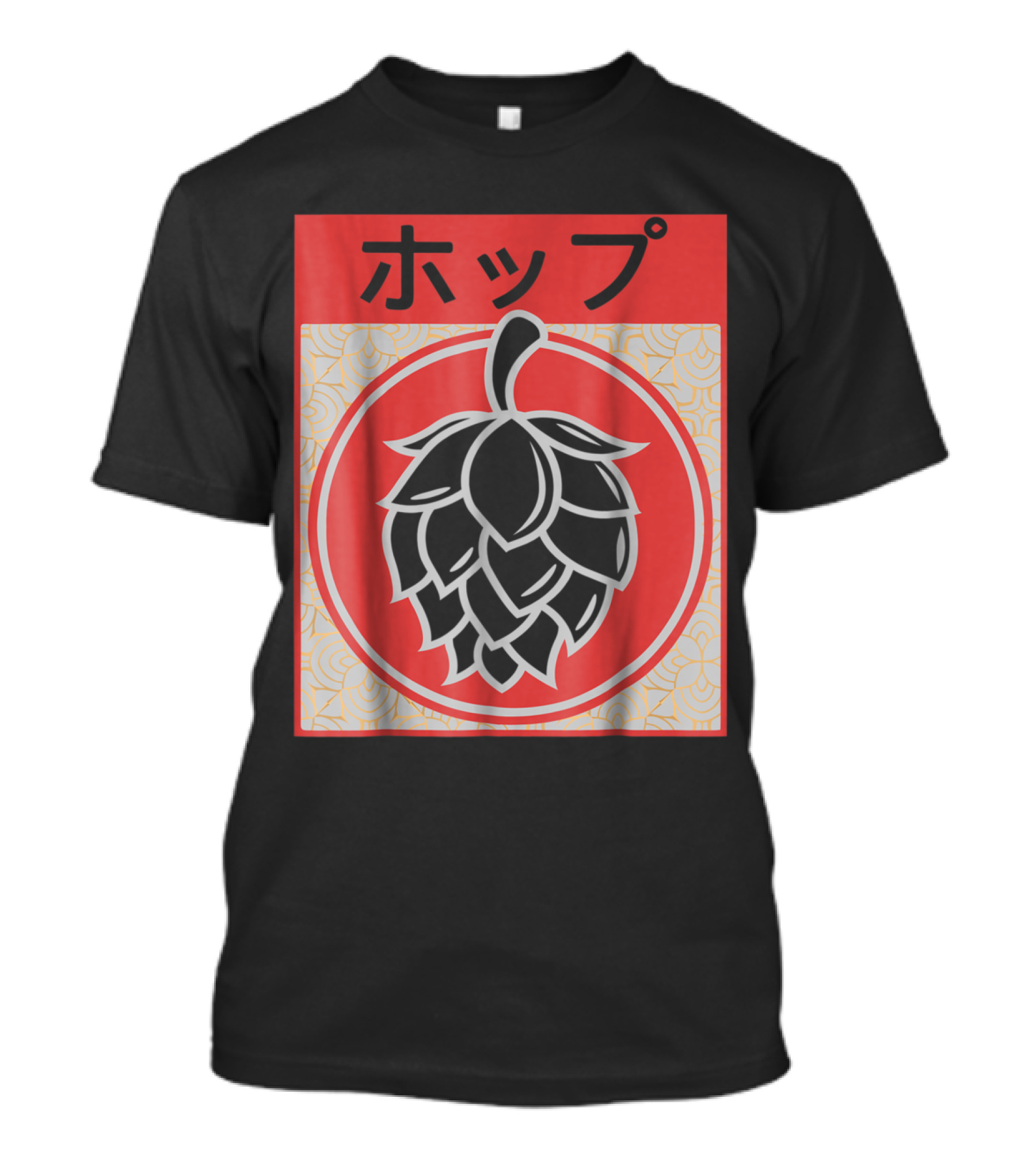 Vintage Japanese Hop Craft Beer Red Circle T-Shirt