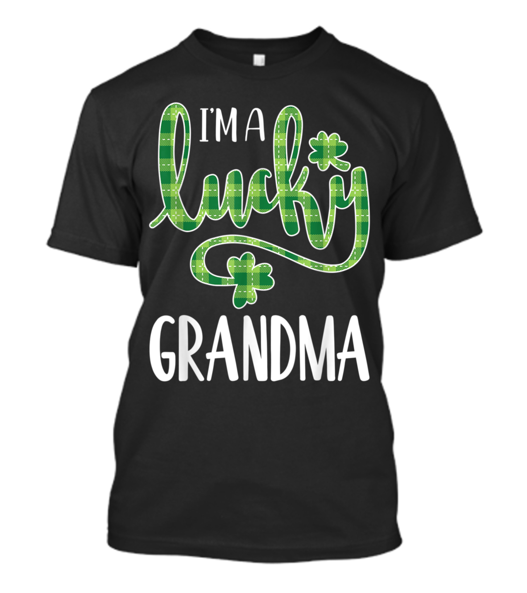 I'm A Lucky Grandma Irish Family Shamrock T-Shirt