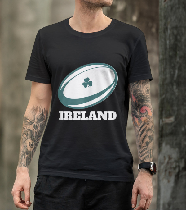 Ireland Rugby Shamrock Ball Classic Irish T-Shirt