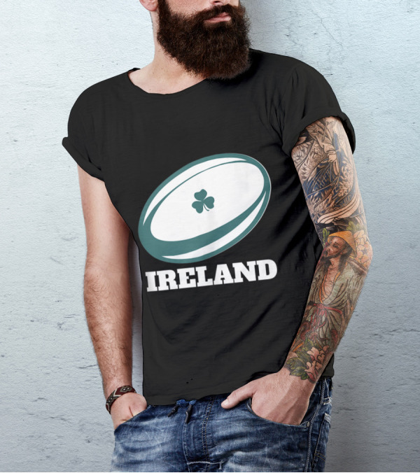 Ireland Rugby Shamrock Ball Classic Irish T-Shirt