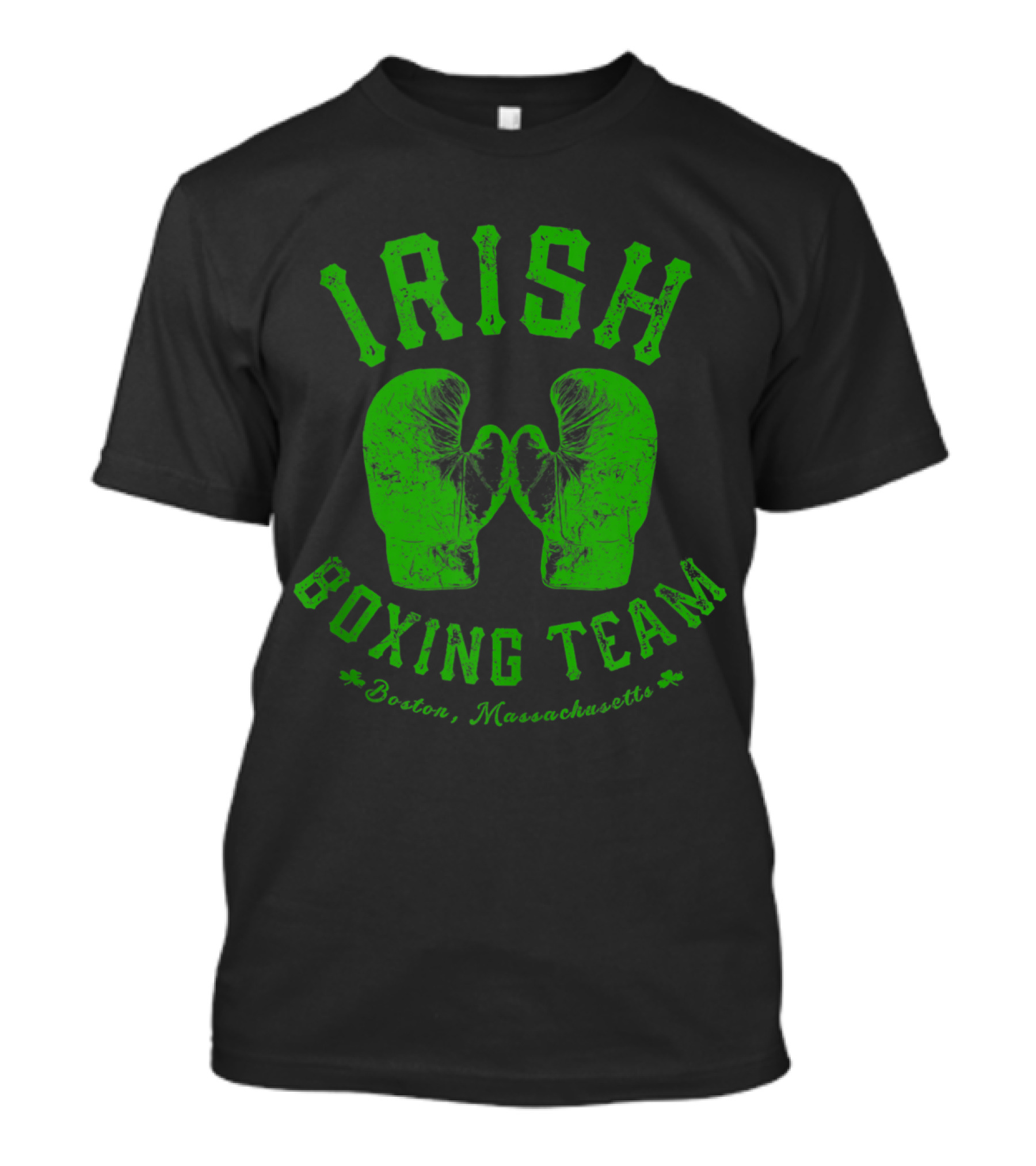 Irish Boxing Team Gloves Boston Massachusetts T-Shirt