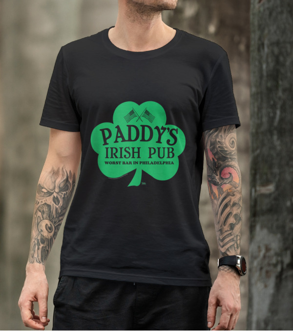 It's Always Sunny Paddy's Irish Pub Clover Worst Bar In Philadelphia T-Shirt