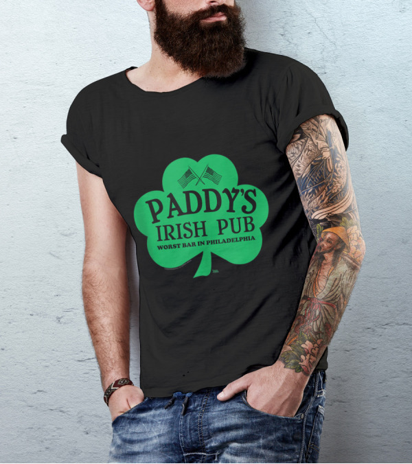 It's Always Sunny Paddy's Irish Pub Clover Worst Bar In Philadelphia T-Shirt