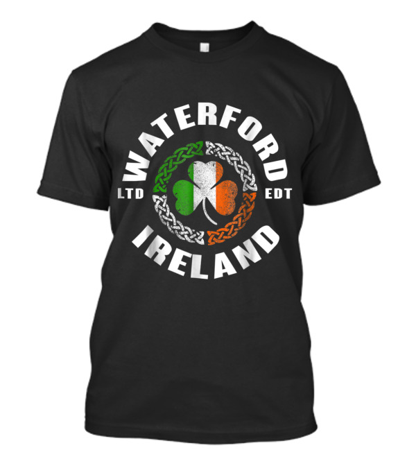 WATERFORD Ireland Shamrock LTD EDT Irish Pride Celtic Knot T-Shirt
