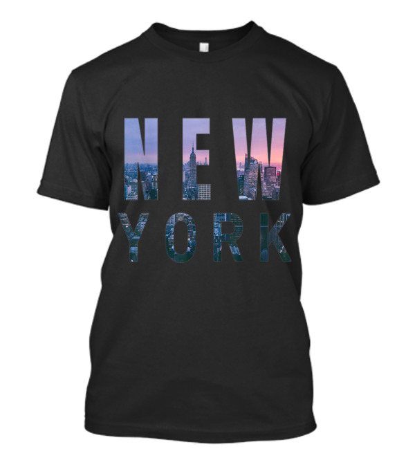 New York City Skyline Souvenir NYC Pride T-Shirt