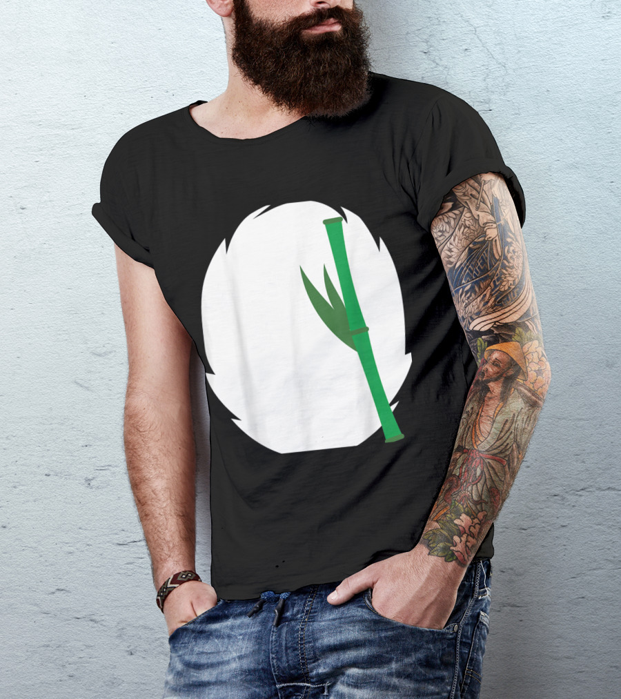 Panda Animal Bamboo Halloween DIY T-Shirt