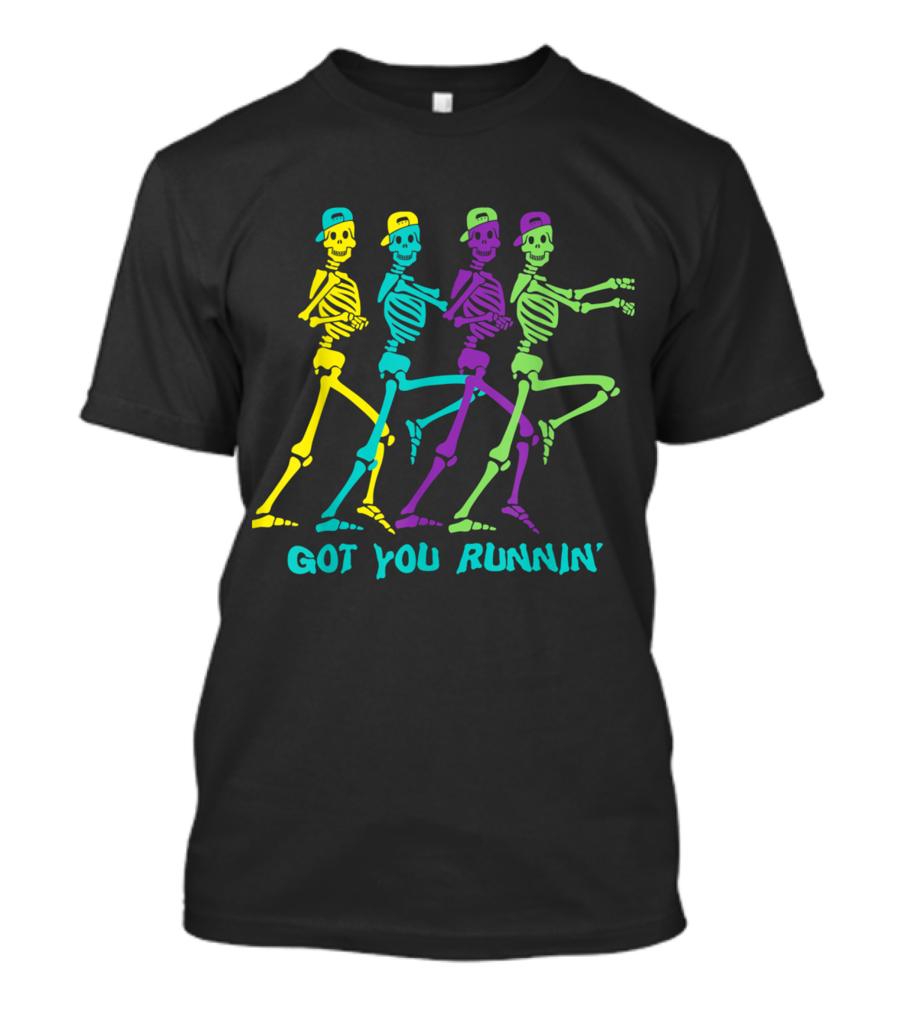 Got You Runnin' Fresh Prince Halloween Skeletons T-Shirt