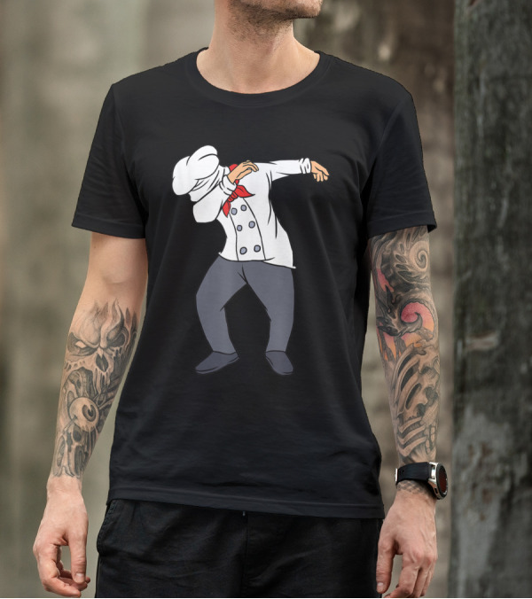 Dabbing Chef Funny Chief Cook Profession T-Shirt