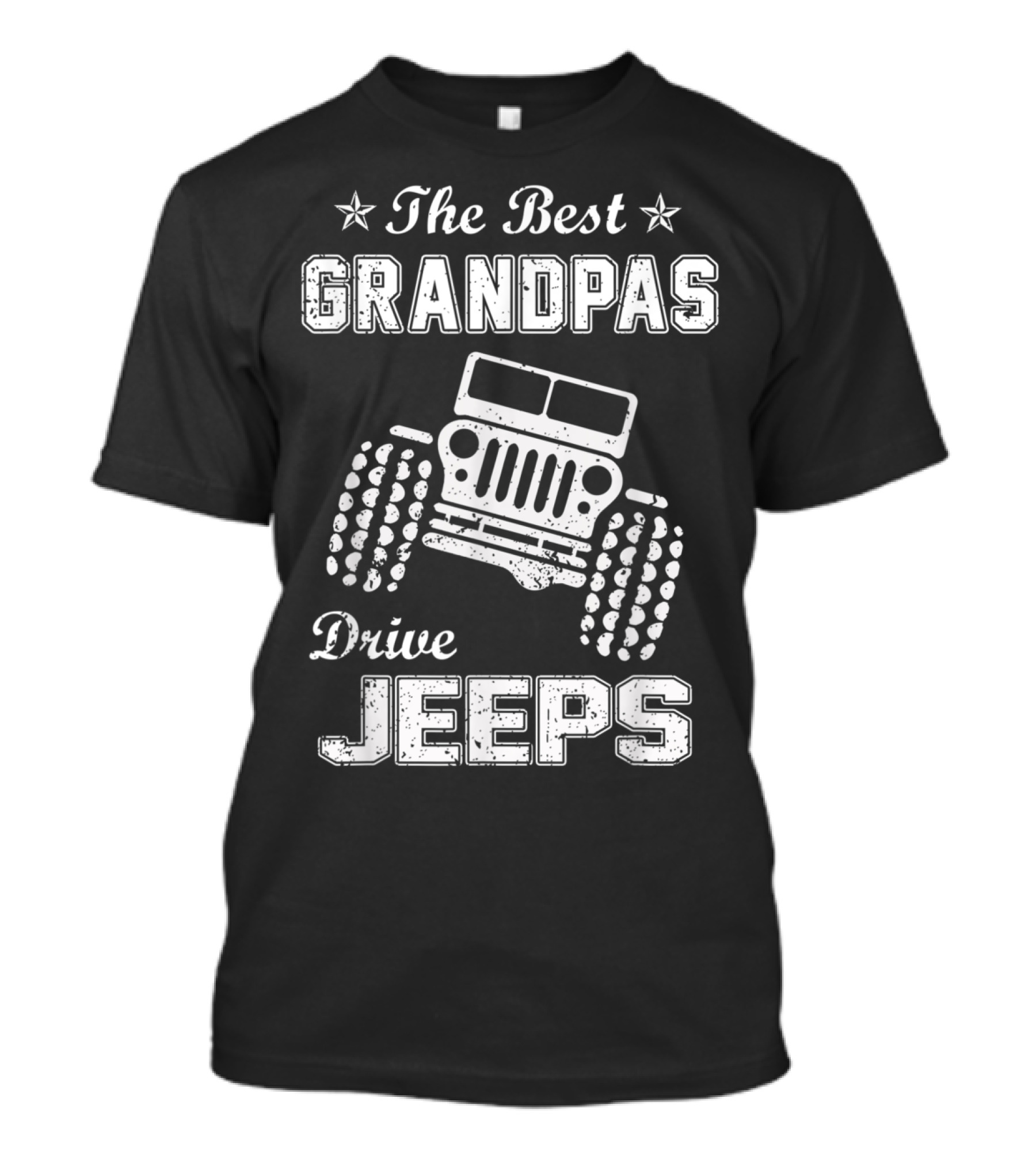 The Best Grandpas Drive Jeeps T-Shirt