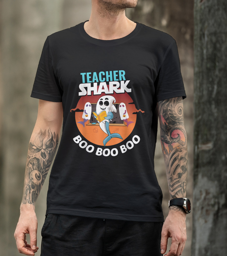 Teacher Shark Boo Boo Boo T-Shirt