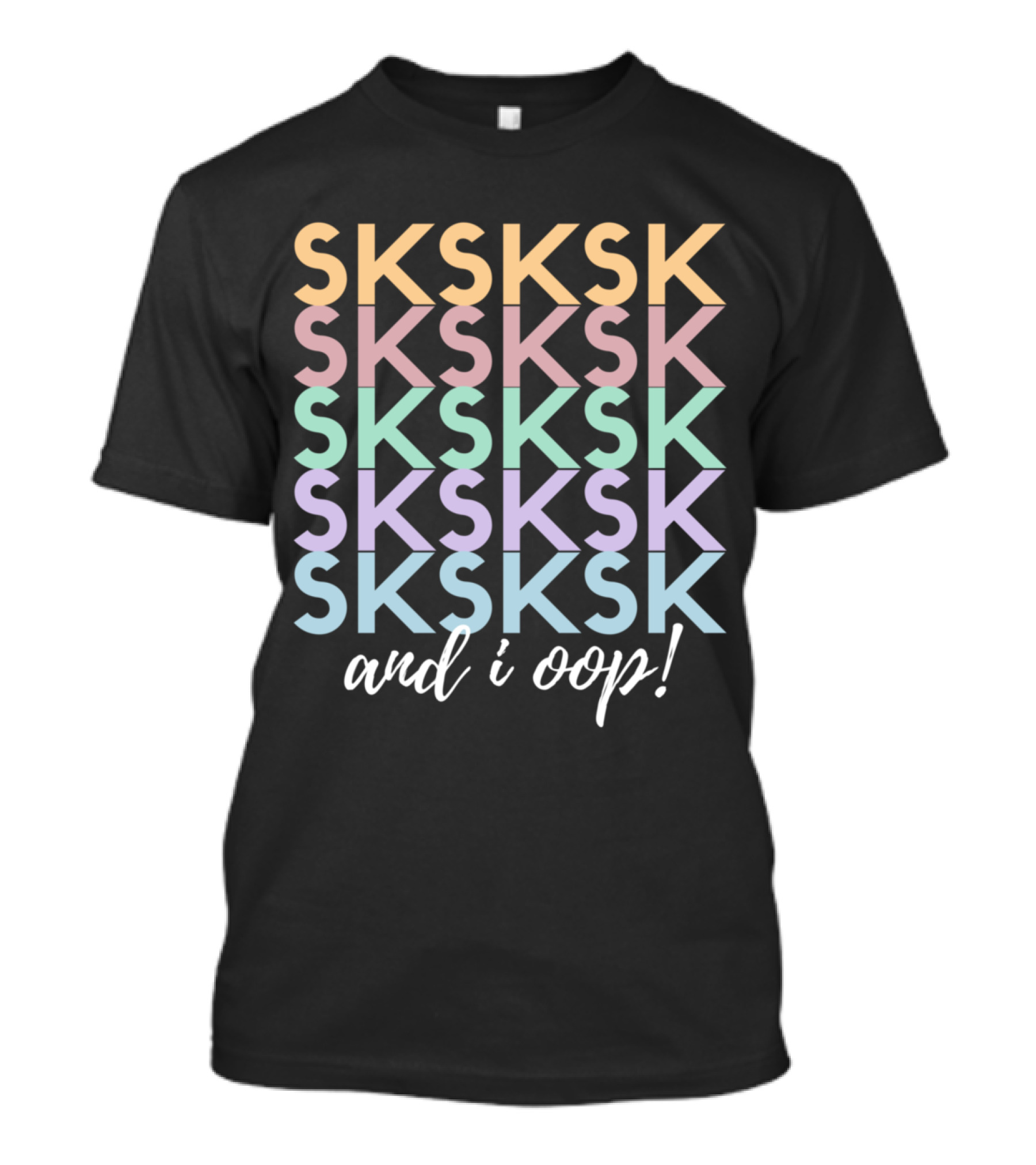 SKSKSK And I Oop Save The Turtles Skip A Straw Cute Funny T-Shirt