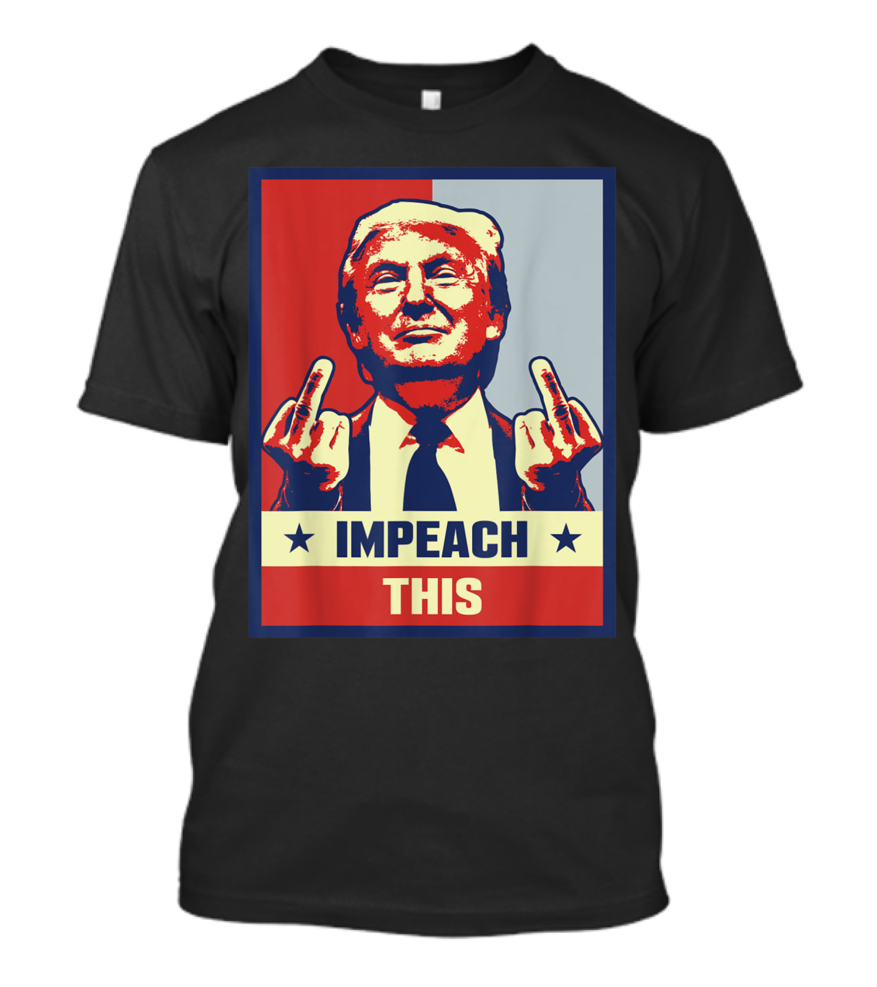 Pro Donald Trump Republican Conservative Impeach Impeach This Iconic Pose T-Shirt