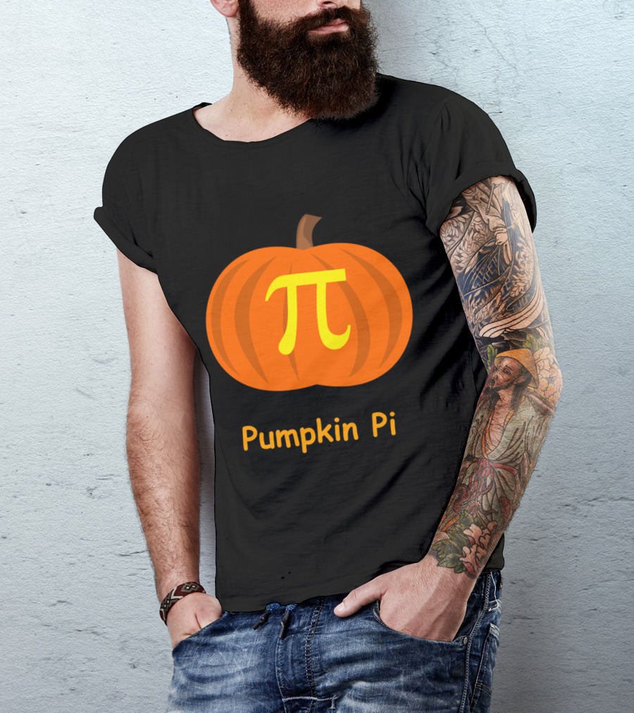 Pumpkin Pi Halloween Math Geek T-Shirt
