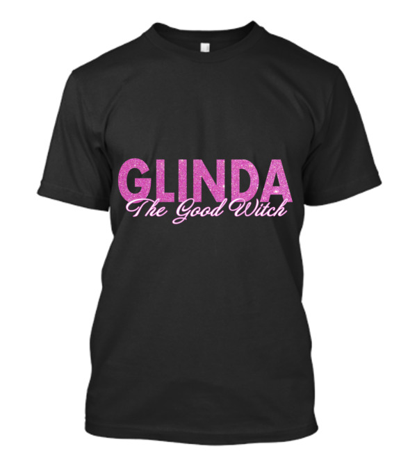 Glinda The Good Witch Wizard Of Oz Sparkle Text T-Shirt