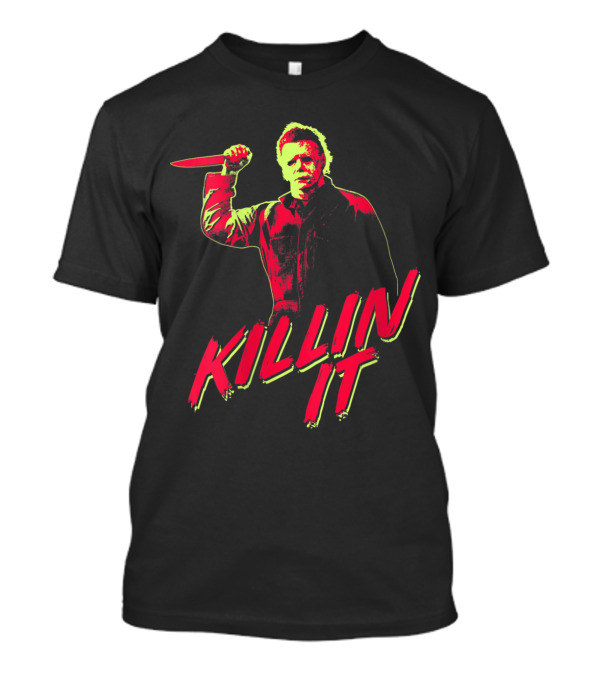 Halloween Michael Myers Killin It Vintage Horror T-Shirt
