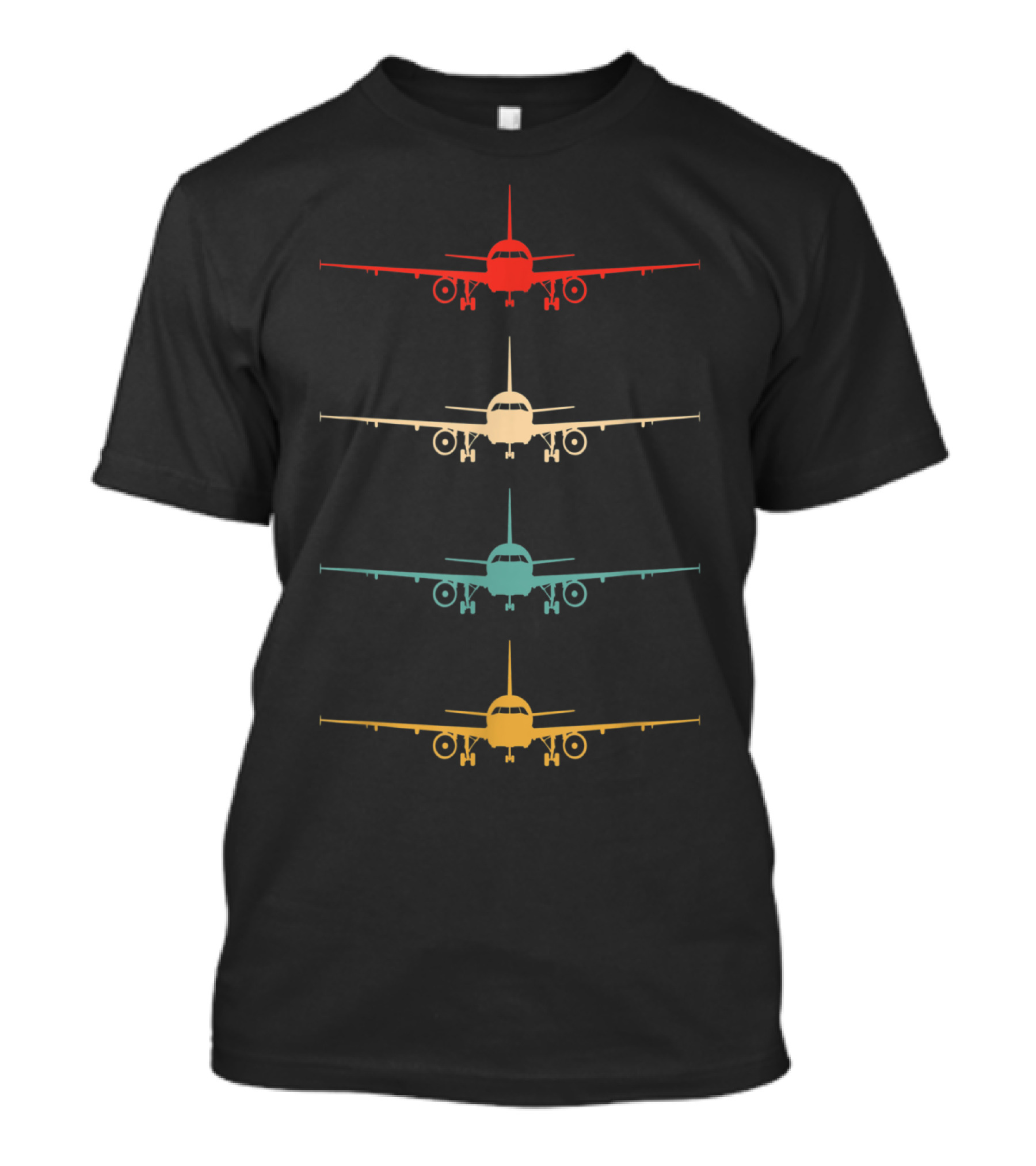 Vintage Aviation Airplane Airline Pilot Flying Funny T-Shirt