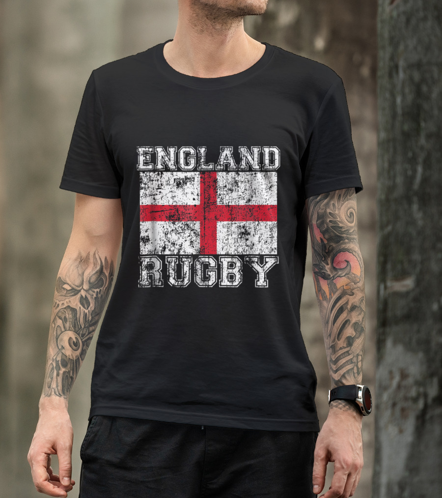 England Rugby England Flag Rugby England Jersey T-Shirt