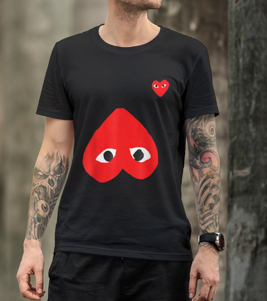 Heart Pocket Comme Des Garçons Play T-Shirt