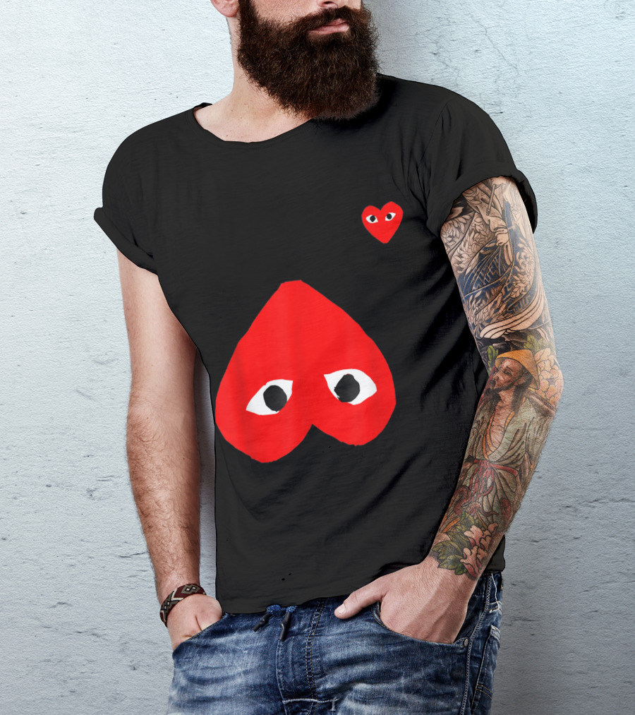 Heart Pocket Comme Des Garçons Play T-Shirt