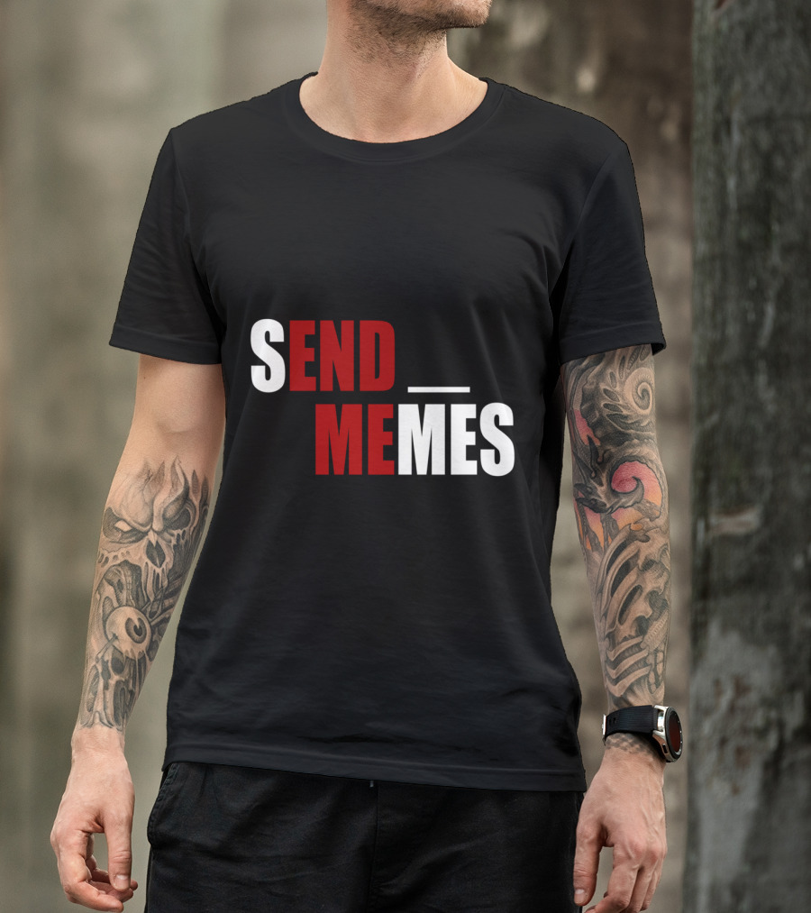 SEND MEMES Funny Dank Meme Internet Humor T-Shirt