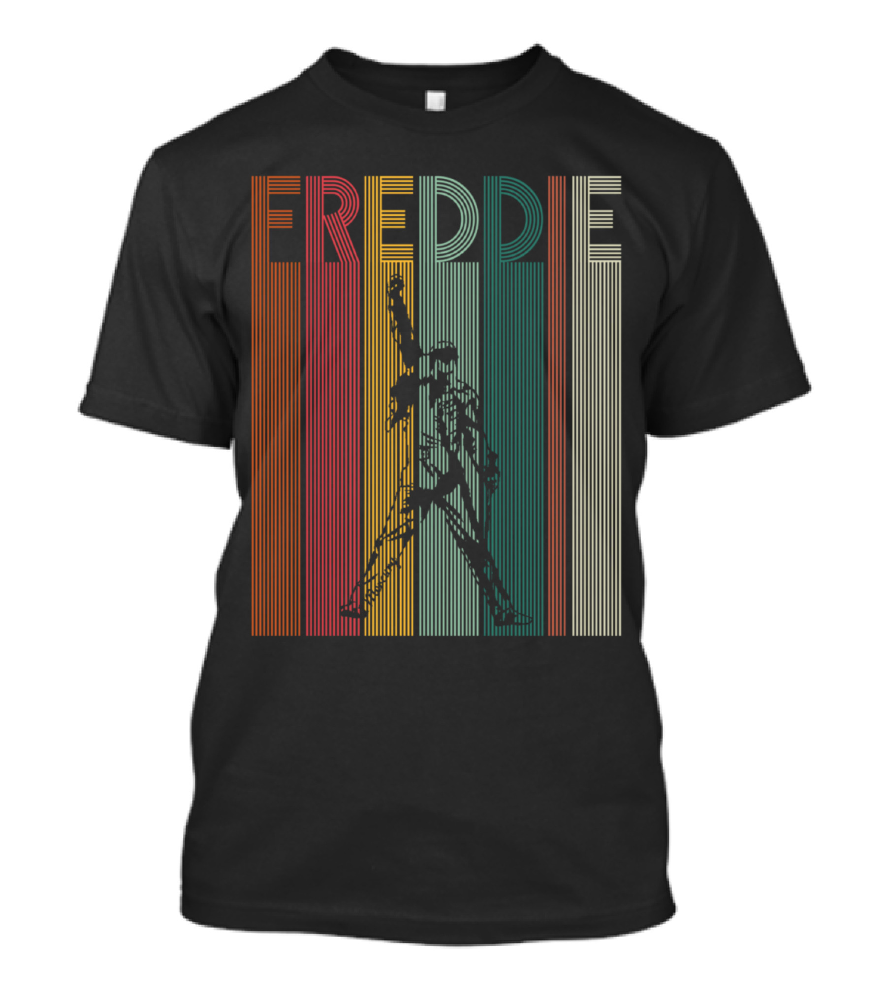 Vintage Freddie Rock Star Music Icon Standing Tall T-Shirt