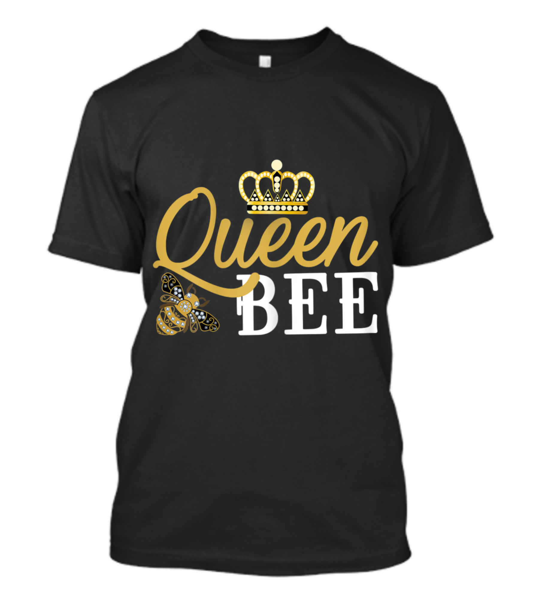 Queen Bee Crown For Woman Beekeeper T-Shirt