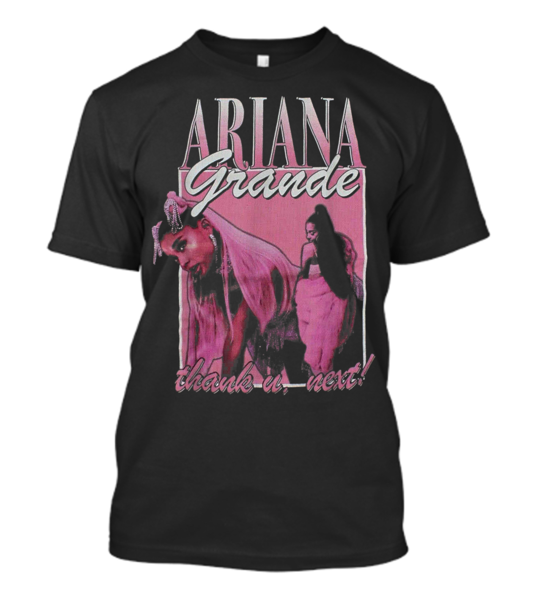 Ariana Grande Thank U Next Pink T-Shirt