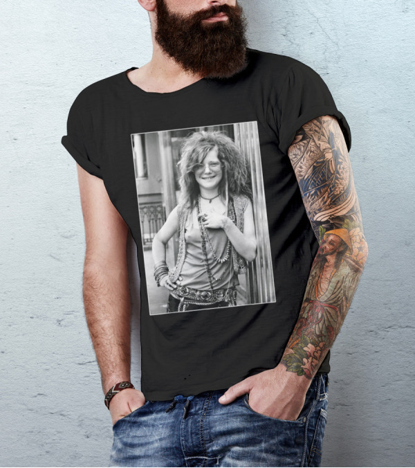 Janis Joplin Retro Legends Never Die Love Music T-Shirt