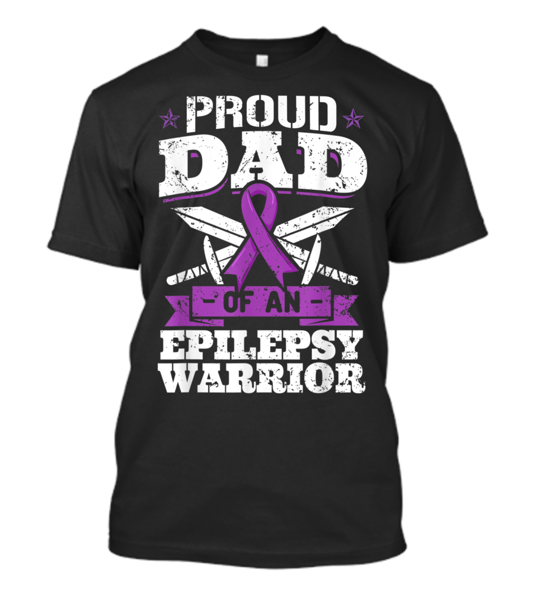 Proud Dad Of An Epilepsy Warrior Epilepsy Awareness Month T-Shirt