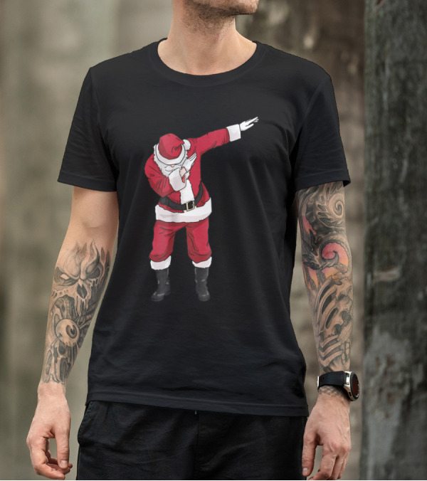 Funny Santa Claus Christmas Dab Dance T-Shirt