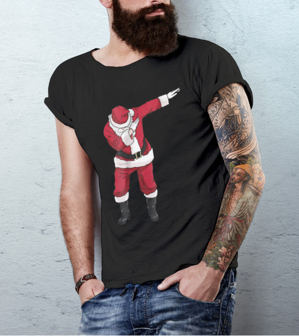 Funny Santa Claus Christmas Dab Dance T-Shirt