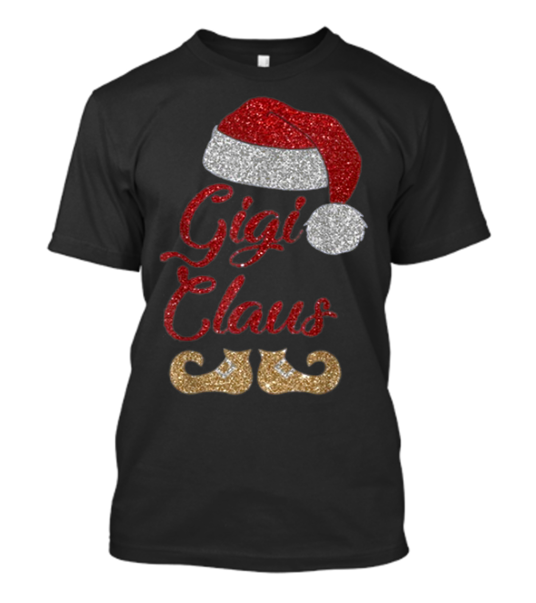 Gigi Claus Funny Santa Merry T-Shirt