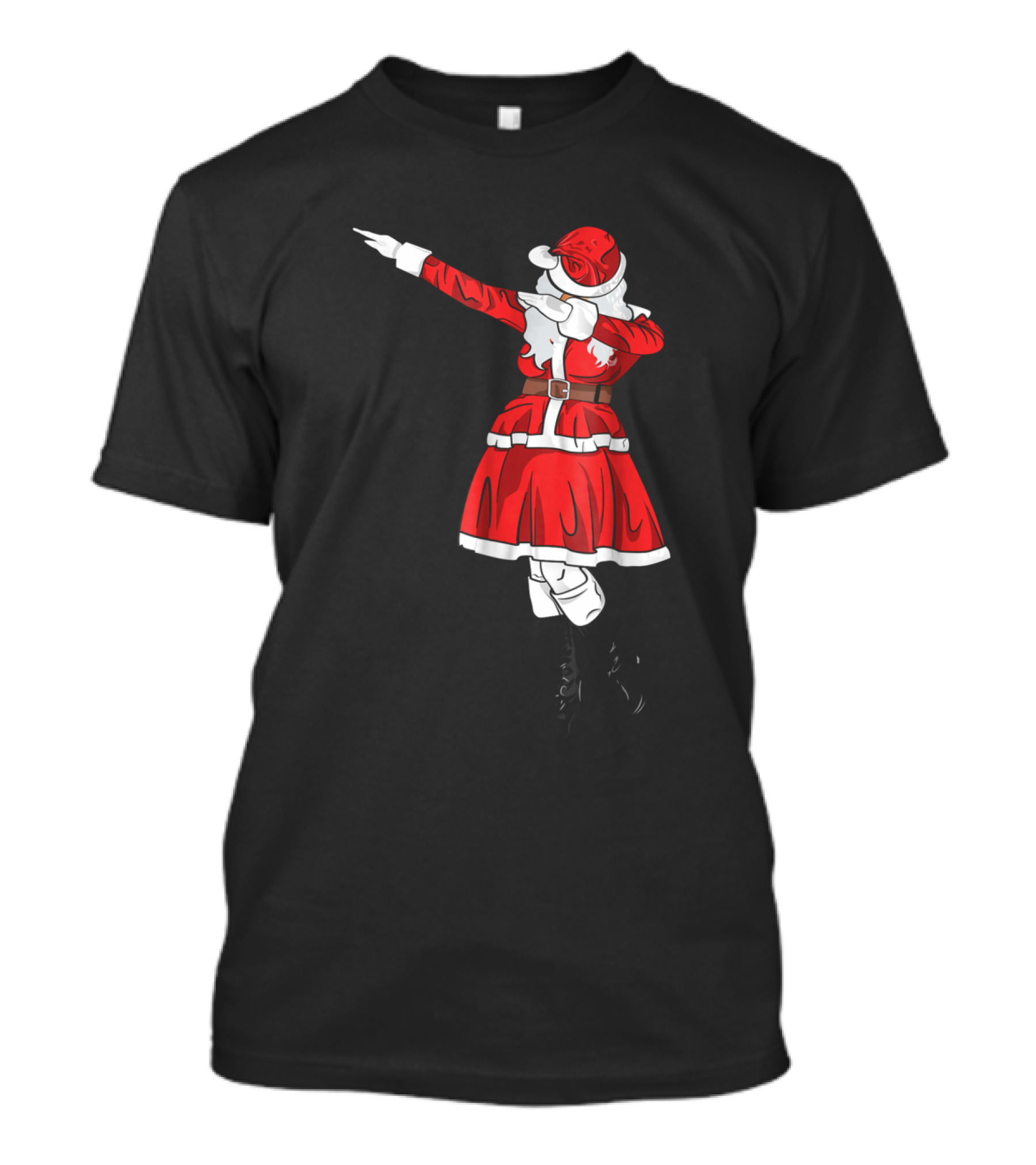 Mrs. Claus Dabbing Santa Christmas Dab Iconic Holiday Dance T-Shirt