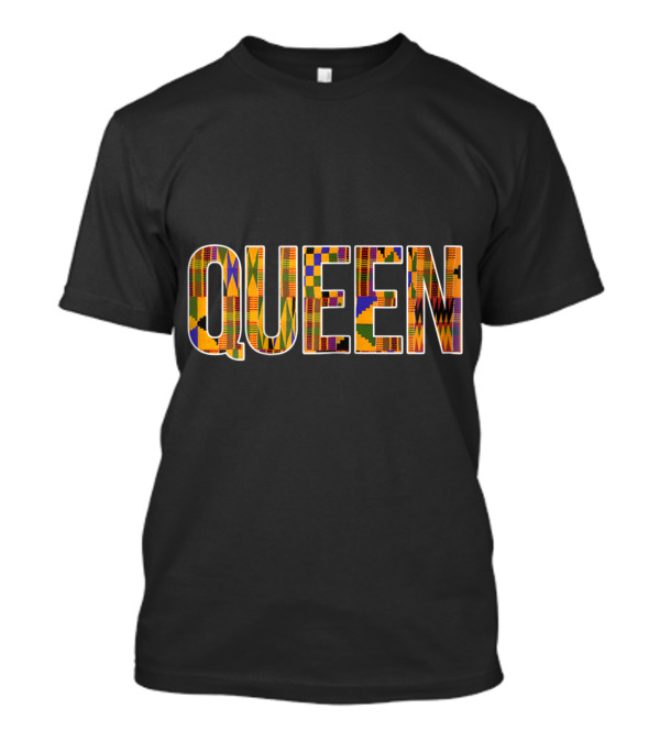 QUEEN African Queen Tribal Kente T-Shirt