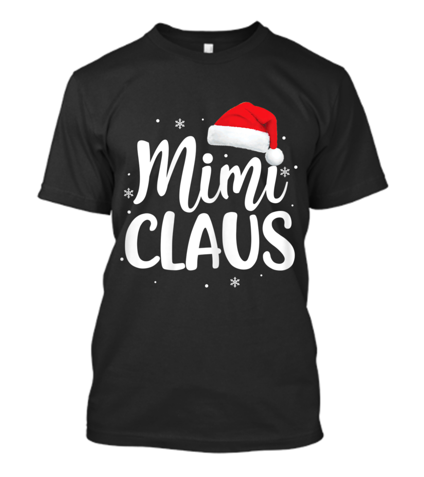 Mimi Claus Christmas Santa Hat Family Holiday T-Shirt