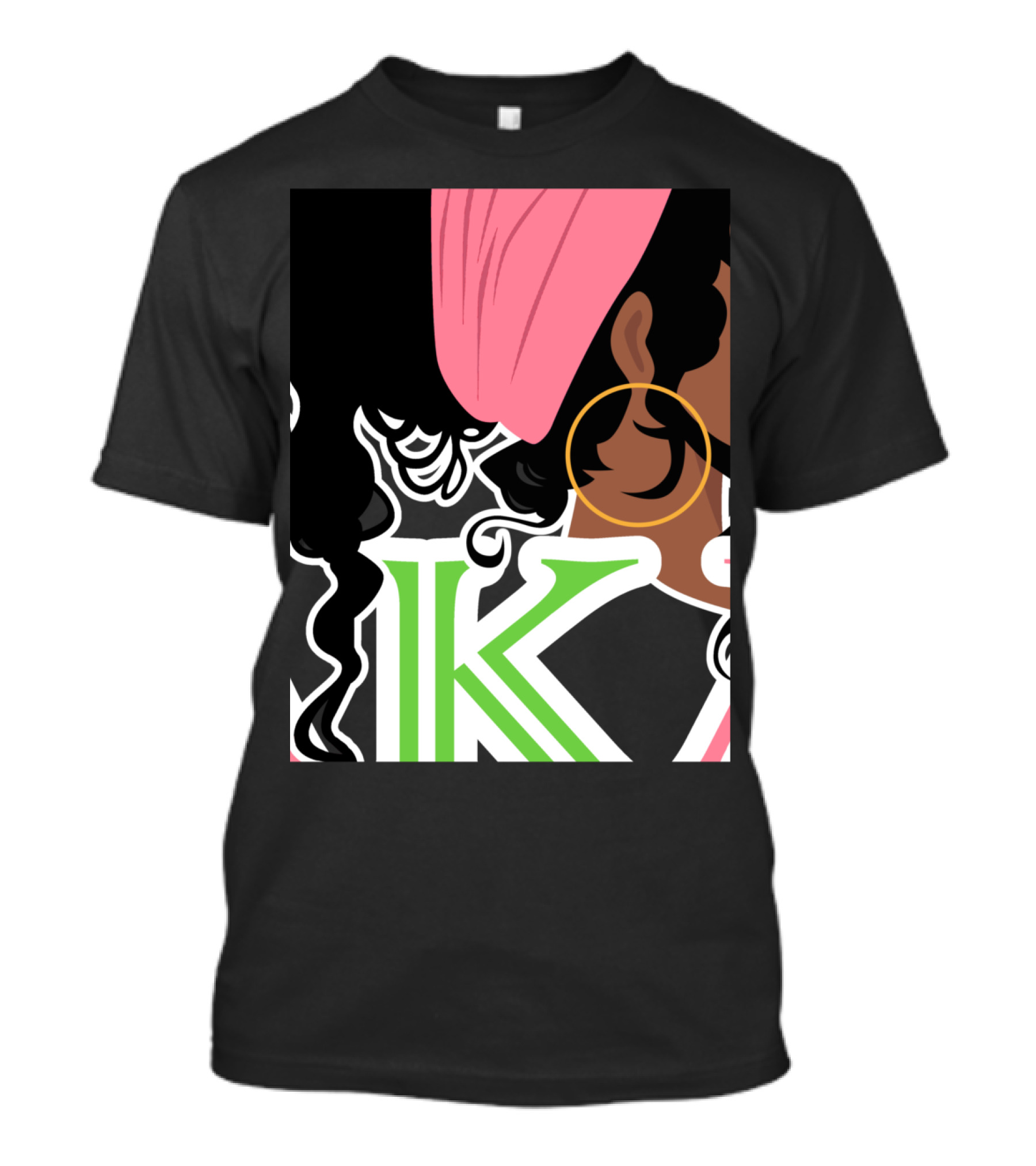 AKA Sorority Alpha Kappa Pretty Girl T-Shirt